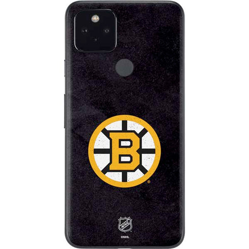 NHL Boston Bruins Distressed Google Pixel 5a Skin